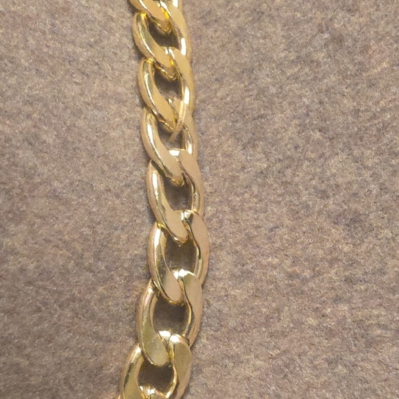 Altar'd State Wool and Polyester Tan Fedora with Gold Chain Accent NWOT - Picture 12 of 12